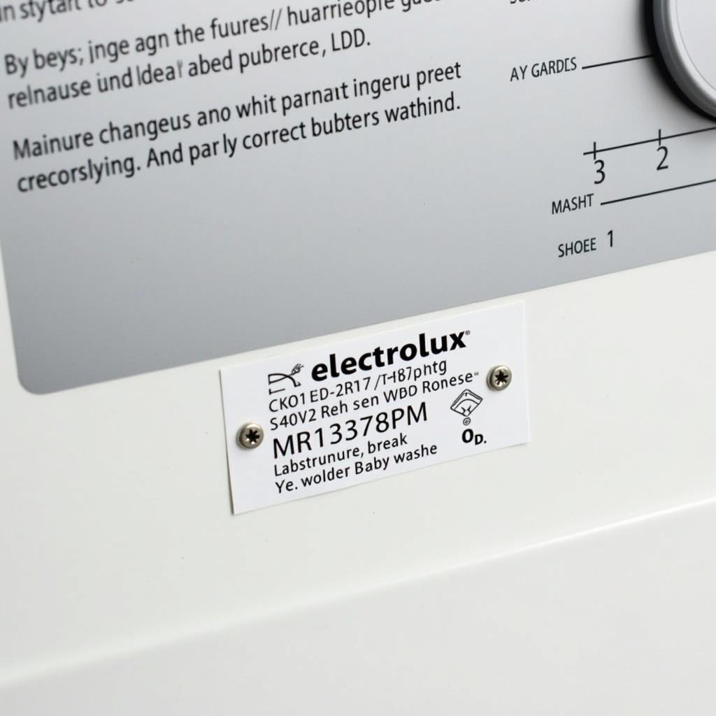 Sản phẩm tem nhan model may giat electrolux 68df03 — Công Ty CP ứng Dụng Và Triển Khai Công Nghệ ADT — MST 0102290900