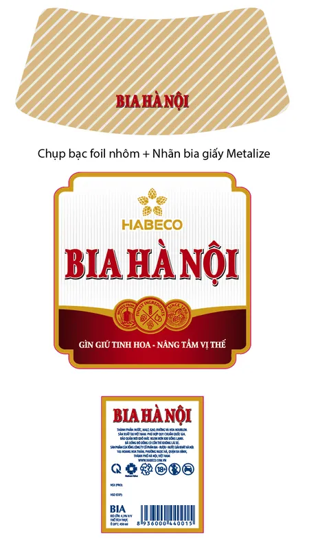 Sản phẩm Chup bac nhan bia 450ml — Bao Bì Habeco - Công Ty Cổ Phần Bao Bì Habeco — MST 0102356862