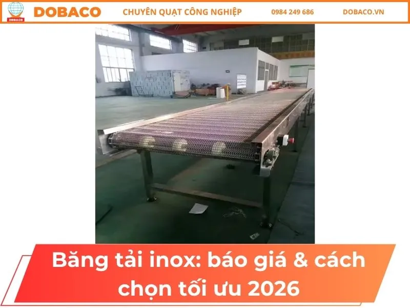 Sản phẩm Bang tai inox_ bao gia cach chon toi uu 2026 2 — Quạt Công Nghiệp DOBACO - Công Ty Cổ Phần Thiết Bị Công Nghiệp Đông Bắc — MST 0102373360