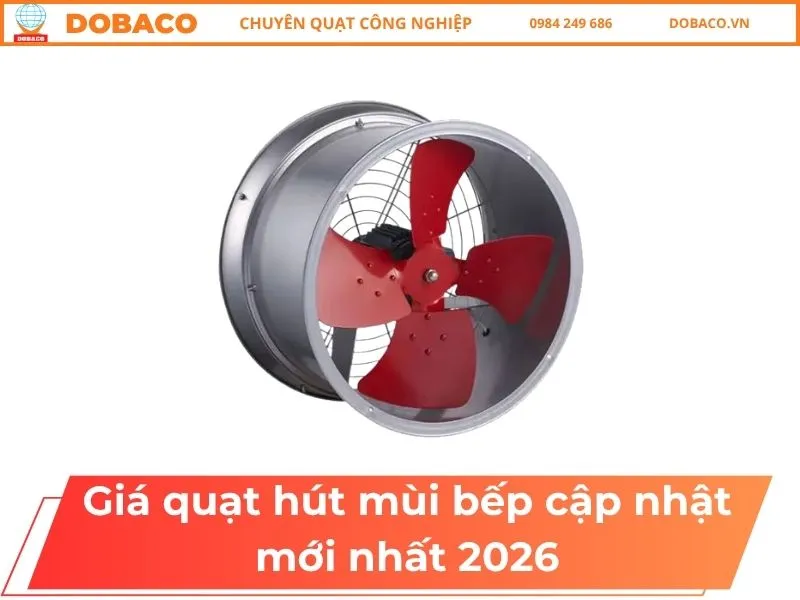 Sản phẩm Gia quat hut mui bep cap nhat moi nhat 2026 2 — Quạt Công Nghiệp DOBACO - Công Ty Cổ Phần Thiết Bị Công Nghiệp Đông Bắc — MST 0102373360