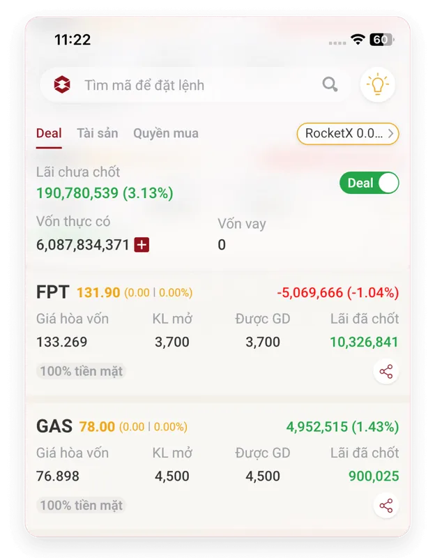 Sản phẩm profit loss main — Chứng Khoán DNSE - Công Ty CP Chứng Khoán DNSE — MST 0102459106
