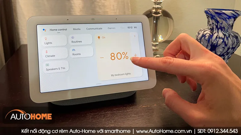 Sản phẩm Ket noi dong co rem Auto Home voi dien thong minh smarthome — Công Ty TNHH Nhà Tự Động Việt Nam — MST 0102549279