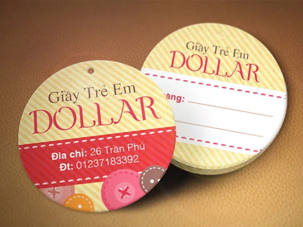 Sản phẩm mau the bai tag quan ao 0011 — In La Giang - Công Ty Cổ Phần La Giang — MST 0102556283