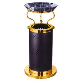Sản phẩm htx thùng rác thép phun sơn có khay thủy tinh htp1h25 20 — Công Ty Cổ Phần Thương Mại Và Dịch Vụ Hành Tinh Xanh — MST 0102619430