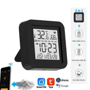 Sản phẩm homematic.vn dong ho do nhiet do do am kiem dieu khien hong ngoai wifi cho dieu hoa tv tuya s09ir 300x300 — Công Ty TNHH Công Nghệ Batto — MST 0102647646