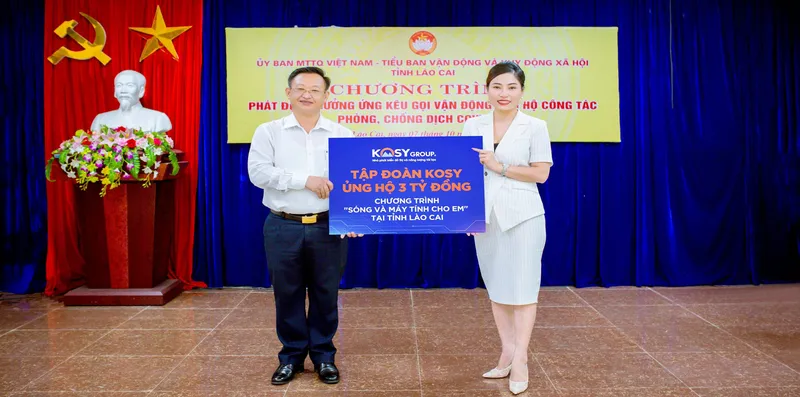 Sản phẩm Chi Thao ung ho chuong trinh Song va may tinh cho em tai Lao Cai 2 scaled 1 — Công Ty Cổ Phần Kosy — MST 0102681319