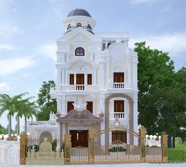 Sản phẩm thi cong biet thu tron goi 3 — Công Ty Cổ Phần Xây Dựng Tam Thành — MST 0102697196