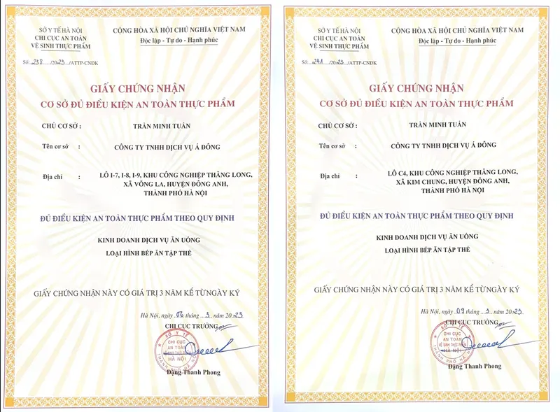 Sản phẩm anh22 — Công Ty TNHH Dịch Vụ Á Đông — MST 0102728655