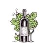 Sản phẩm pngtree bottle of wine doodl — Công Ty Cổ Phần Thương Mại Dịch Vụ Và Đầu Tư Quốc Tế ý - Việt — MST 0102751615