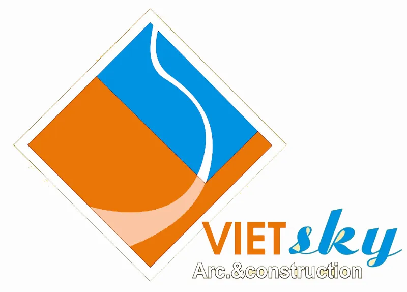 Logo Thi Công Cách Âm VIETSKY - Công Ty Cổ Phần Kiến Trúc Và Xây Dựng VIETSKY