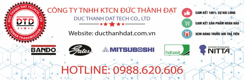Sản phẩm 1 1360x450 — Dây Curoa Đức Thành Đạt - Công Ty TNHH Kỹ Thuật Công Nghệ Đức Thành Đạt — MST 0102776232