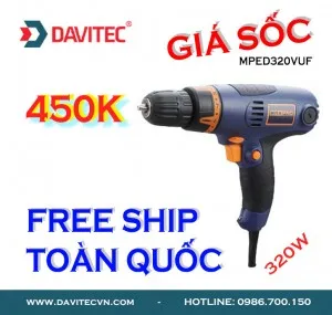 Sản phẩm freeship toan quoc mua may khoan maxpro mped320vuf cuc ky uu dai cho khach hang cua davitec duoc freeship toan quoc_s2061 — Công Ty TNHH Thương Mại Và Xuất Nhập Khẩu Đài Việt — MST 0102803510