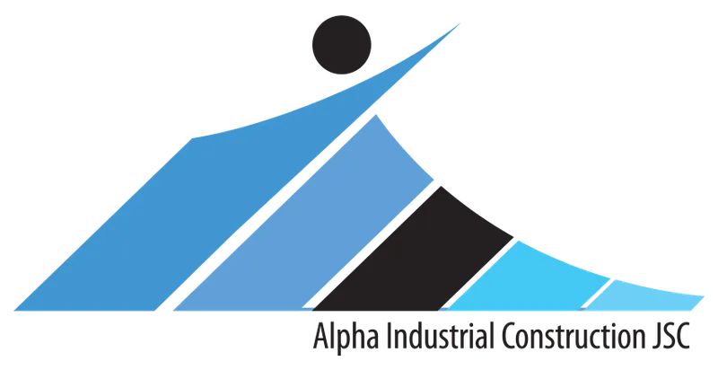 Logo Công Ty Cổ Phần Xây Dựng Công Nghiệp Alpha