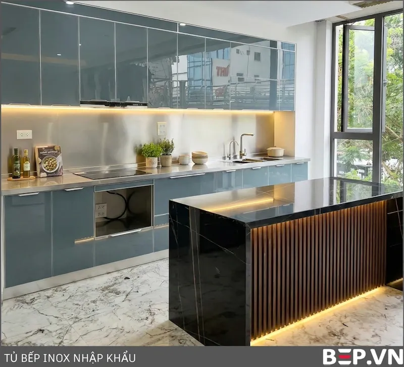 Sản phẩm TU BEP INOX CANH KINH NHAP KHAU 42X 800 — Thiết Bị Bếp Anh Tú - Công Ty TNHH Xây Dựng Và Dịch Vụ Anh Tú — MST 0102832303