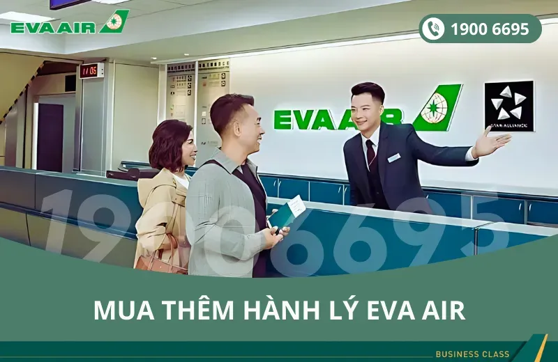 Sản phẩm Mua them hanh ly EVA Air — Công Ty TNHH TM và DV Khang Vượng — MST 0102967300