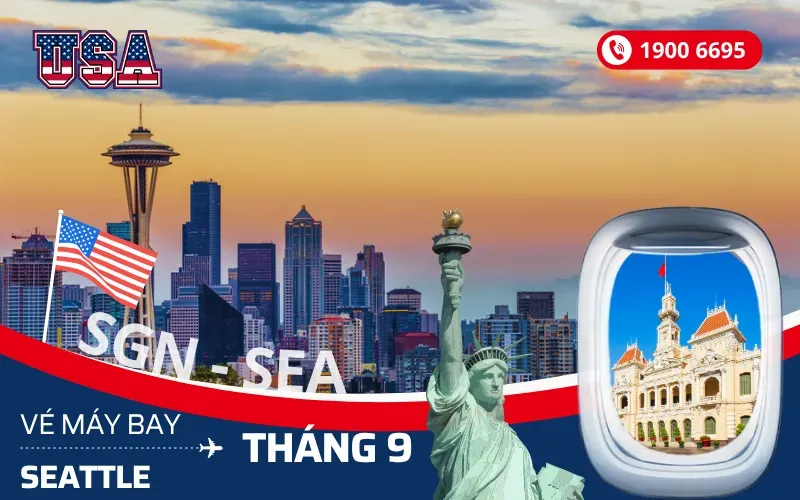 Sản phẩm Chuyen bay Sai Gon TP.HCM di Seattle My thang 9 — Công Ty TNHH TM và DV Khang Vượng — MST 0102967300