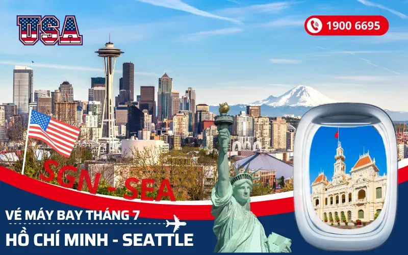 Sản phẩm Dat ve may bay Sai Gon TP.HCM di Seattle My thang 7 — Công Ty TNHH TM và DV Khang Vượng — MST 0102967300
