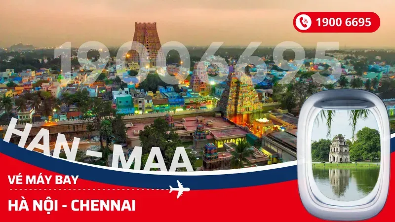 Sản phẩm Dat mua ve 1 chieu Ha Noi di Chennai — Công Ty TNHH TM và DV Khang Vượng — MST 0102967300