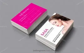 Sản phẩm mau card visit  spa sasa 268x172 90 — Công Ty TNHH Thiết Kế In ấn Đông Nam — MST 0103006116