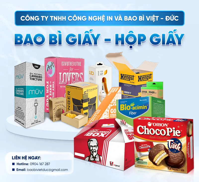 Sản phẩm Intro — Bao Bì Việt Đức - Công Ty TNHH Công Nghệ In Và Bao Bì Việt - Đức — MST 0103124247
