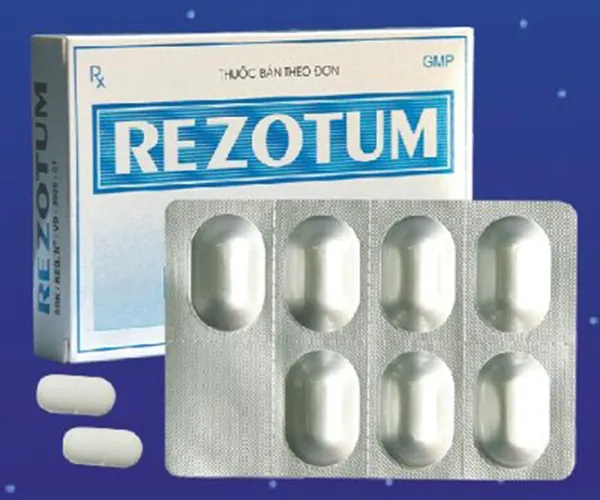 Sản phẩm bao bi thuoc Rezotum — Bao Bì Việt Đức - Công Ty TNHH Công Nghệ In Và Bao Bì Việt - Đức — MST 0103124247