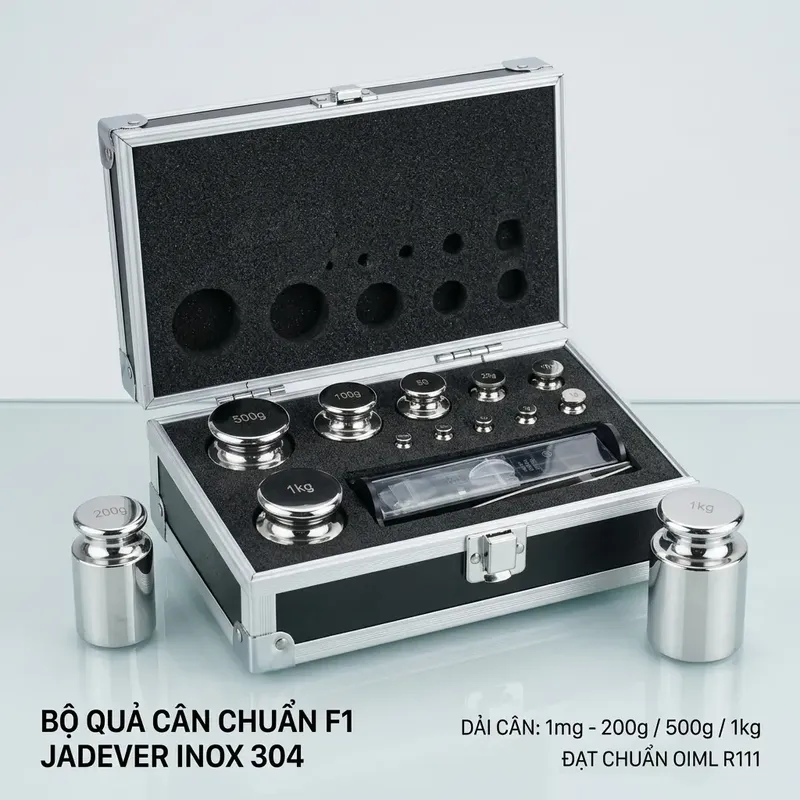 Sản phẩm bo qua can f1 inox jadever 1mg 200g 500g 1kg 2026 copy — Công Ty CP Cân Điện Tử Đông Đô — MST 0103134220