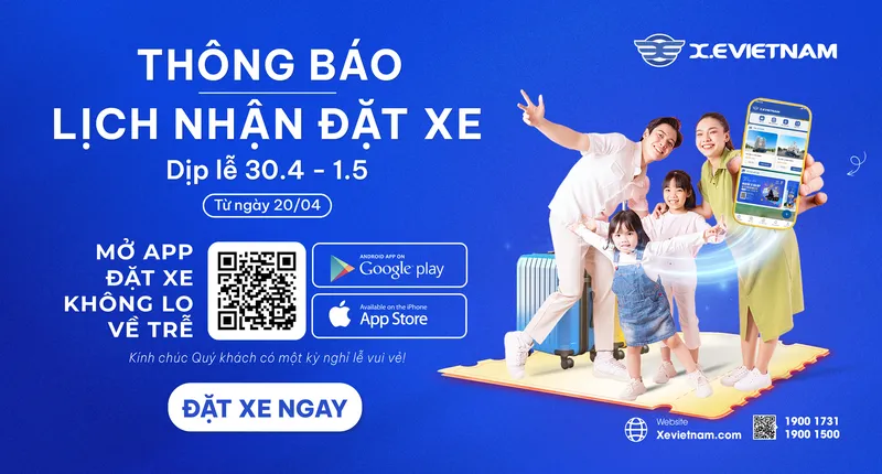 Sản phẩm web dat ve 30.4 — Công Ty TNHH X.E Việt Nam — MST 0103179782