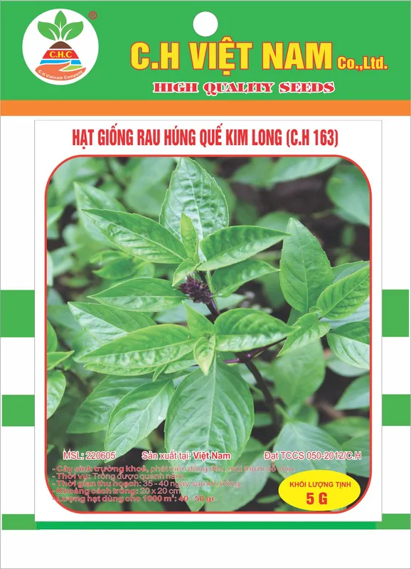 Sản phẩm Gia vi (6) — Hạt Giống Cây Trồng C.H Việt Nam - Công Ty TNHH C.H Việt Nam — MST 0103417211