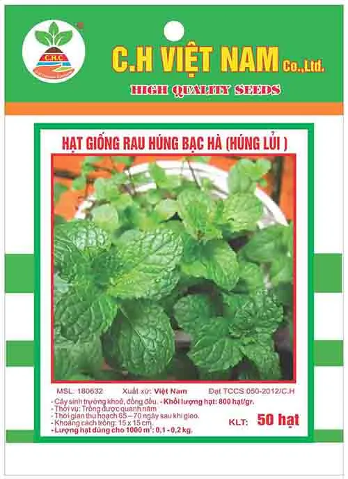 Sản phẩm Gia vi (8) — Hạt Giống Cây Trồng C.H Việt Nam - Công Ty TNHH C.H Việt Nam — MST 0103417211