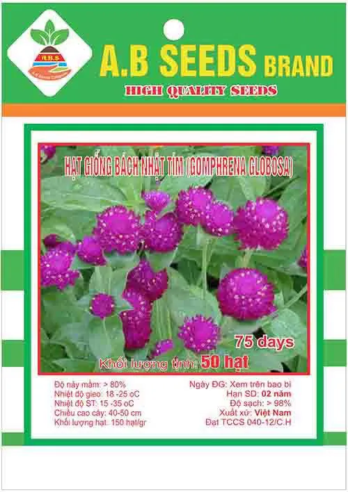 Sản phẩm Hat giong bach nhat tim — Hạt Giống Cây Trồng C.H Việt Nam - Công Ty TNHH C.H Việt Nam — MST 0103417211