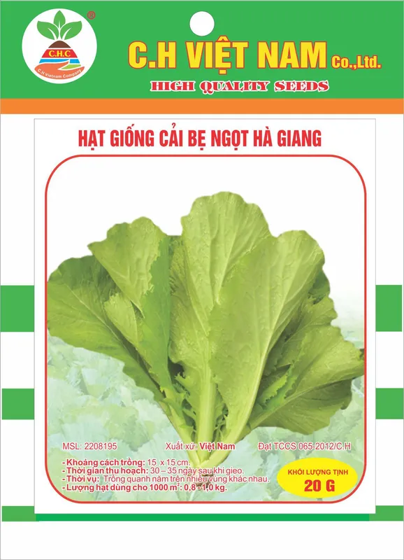 Sản phẩm Hat giong cai be ngot Ha Giang — Hạt Giống Cây Trồng C.H Việt Nam - Công Ty TNHH C.H Việt Nam — MST 0103417211