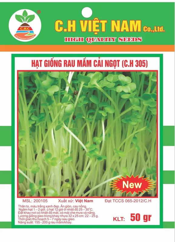Sản phẩm Rau mam (6) — Hạt Giống Cây Trồng C.H Việt Nam - Công Ty TNHH C.H Việt Nam — MST 0103417211