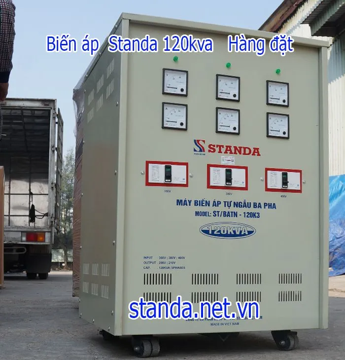 Sản phẩm bien ap tu ngau standa 120kva thang 06 2020 — ổn áp, Biến áp Standa - Công Ty Cổ Phần Thương Mại Và Sản Xuất Redsun — MST 0103939779