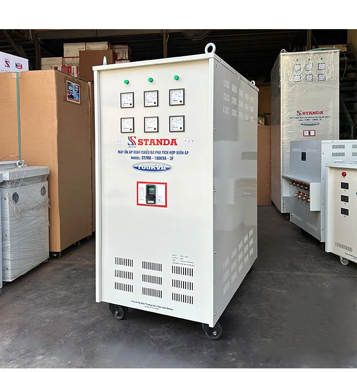 Sản phẩm on ap standa 100kva 3f dai 170v 240v tich hop bien ap — ổn áp, Biến áp Standa - Công Ty Cổ Phần Thương Mại Và Sản Xuất Redsun — MST 0103939779