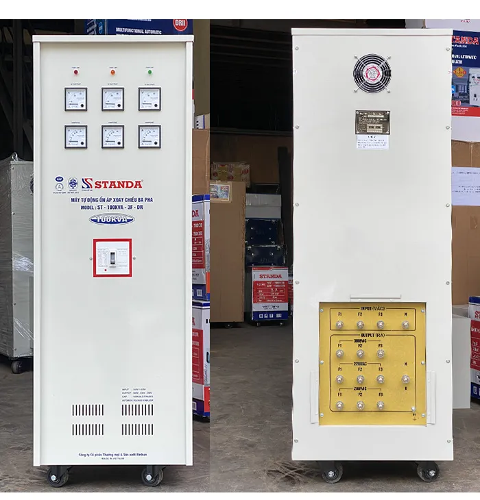 Sản phẩm on ap standa 100kva dai 160v 430v the he moi — ổn áp, Biến áp Standa - Công Ty Cổ Phần Thương Mại Và Sản Xuất Redsun — MST 0103939779