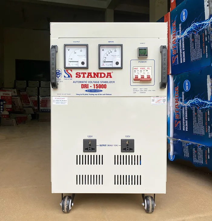 Sản phẩm on ap standa 15kva dai 90v da chuc nang — ổn áp, Biến áp Standa - Công Ty Cổ Phần Thương Mại Và Sản Xuất Redsun — MST 0103939779