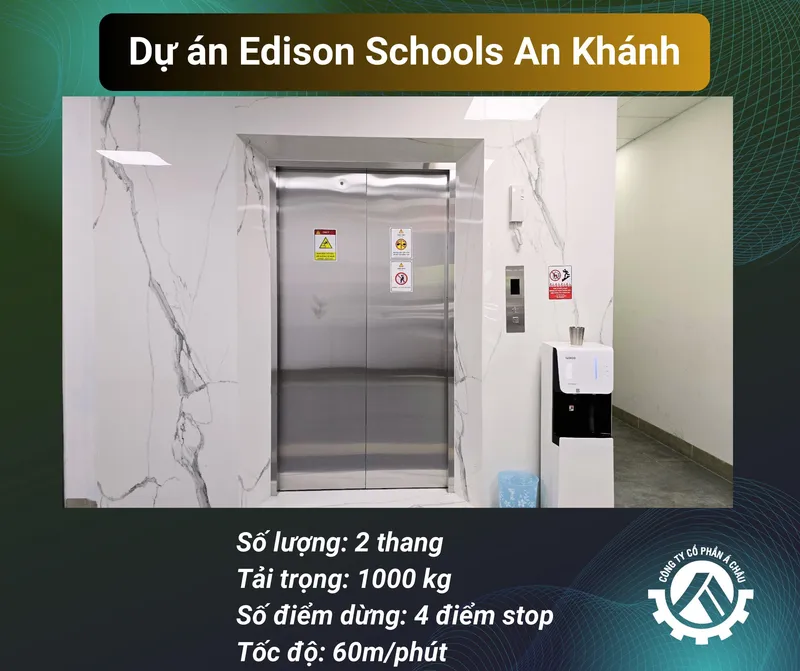 Sản phẩm thang may truong hoc edison an khanh_18 — Công Ty Cổ Phần Công Nghệ Và Kỹ Thuật á Châu — MST 0104070121