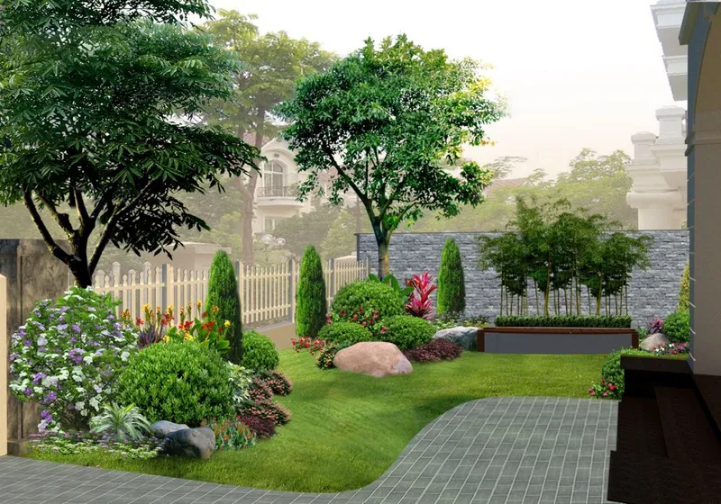 Sản phẩm thiet ke san vuon theo phong cach kien truc hien dai nhat thoi gian qua 01100013 2 thiet ke san vuon — VNLandscape - Công Ty TNHH Kiến Trúc Xây Dựng Cảnh Quan Việt Nam — MST 0104111836