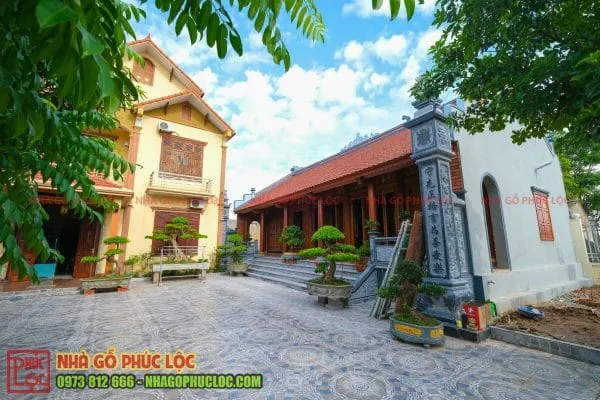 Sản phẩm nha go lim 5 gian mai ngoi 1 600x400 — Nhà Gỗ Phúc Lộc - Công Ty TNHH Làm Nhà Việt — MST 0104147085