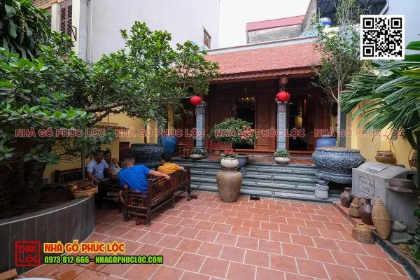 Sản phẩm nha go 3 gian co hau cung 8 600x400 — Nhà Gỗ Phúc Lộc - Công Ty TNHH Làm Nhà Việt — MST 0104147085