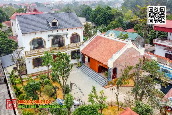 Sản phẩm ngoi nha go 3 gian 36 600x400 — Nhà Gỗ Phúc Lộc - Công Ty TNHH Làm Nhà Việt — MST 0104147085