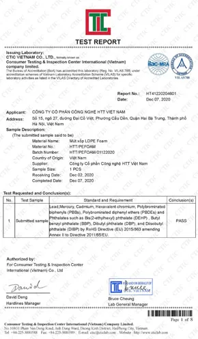 Sản phẩm test — Công Ty Cổ Phần Công Nghệ HTT Việt Nam — MST 0104153106