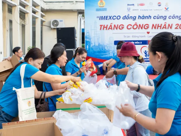Sản phẩm imexco dong hanh to chuc hoi cho thang cong nhan 600x450 — Công Ty Cổ Phần Thương Mại Imexco Việt Nam — MST 0104162894