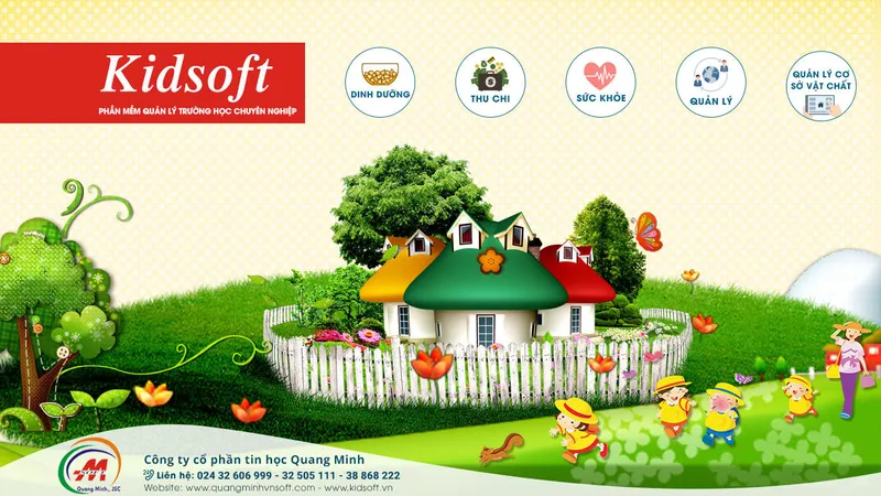 Sản phẩm KIDSOFT_5 — Phần Mềm Kidsoft - Công Ty Cổ Phần Tin Học Quang Minh — MST 0104176093