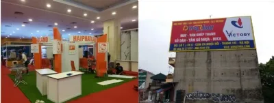Sản phẩm gian hang hoi cho gia re_small — Công Ty TNHH Quảng Cáo Và Nội Thất Hoàng Tùng — MST 0104199291