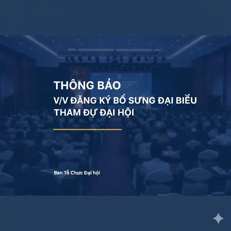 Sản phẩm thong bao v v dang ky bo sung dai bieu tham du dai hoi — Luật Dragon - Công Ty Luật TNHH Dragon — MST 0104313092