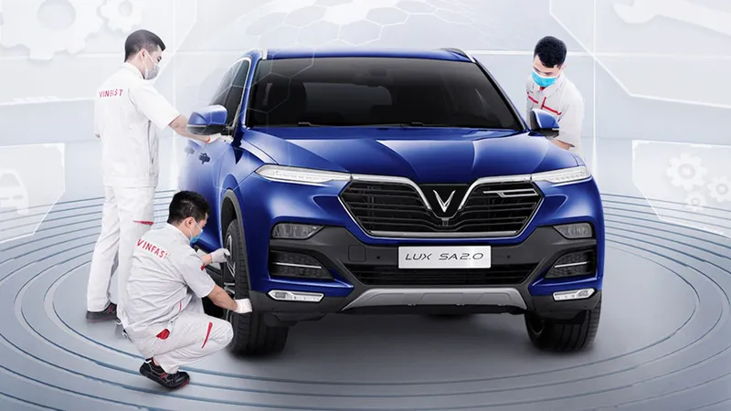 Sản phẩm sua chua bao duong vinfast — Công Ty Cổ Phần Ô Tô Con Đường Mới — MST 0104509257