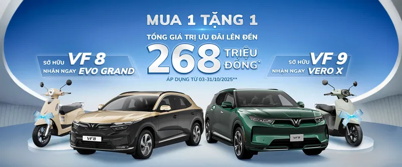 Sản phẩm slide vf thang 10 2025 — Công Ty Cổ Phần Ô Tô Con Đường Mới — MST 0104509257