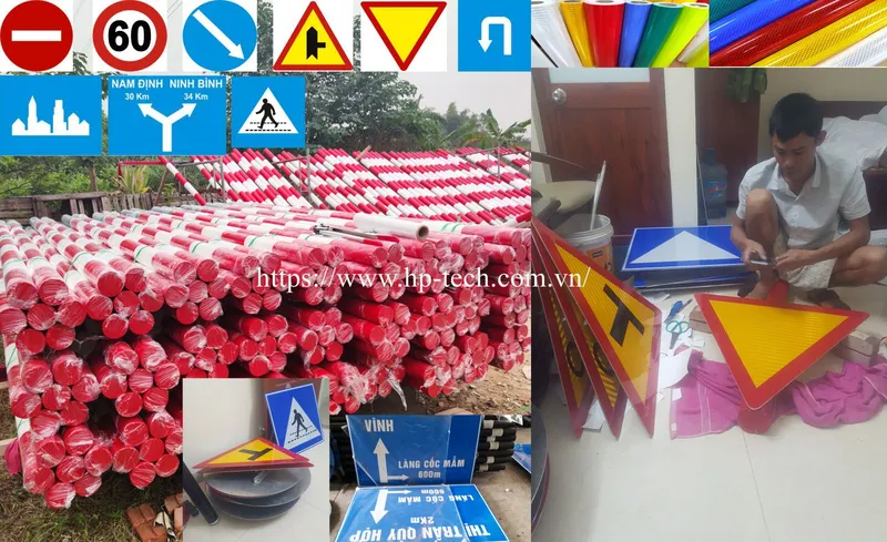 Sản phẩm gia cong san xuat bien bao giao thong — Công Ty Cổ Phần Tư Vấn Kỹ Thuật Công Nghệ Thương Mại Hoàng Phú — MST 0104516222