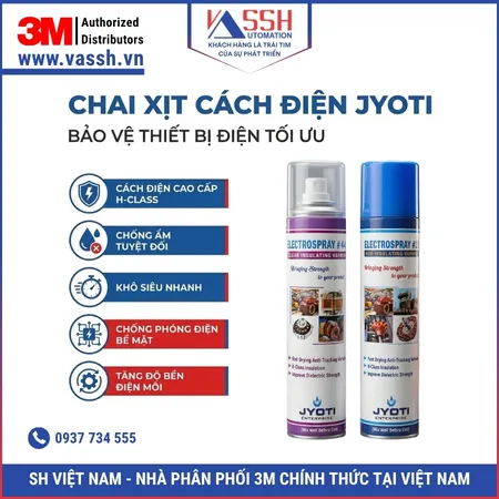 Sản phẩm 6308chai xit cach dien jyoti — Công Ty Cổ Phần Công Nghệ Và Giải Pháp Tự Động Hóa SH Việt Nam — MST 0104518660